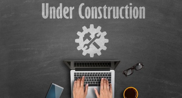 Website Under Construction Sign